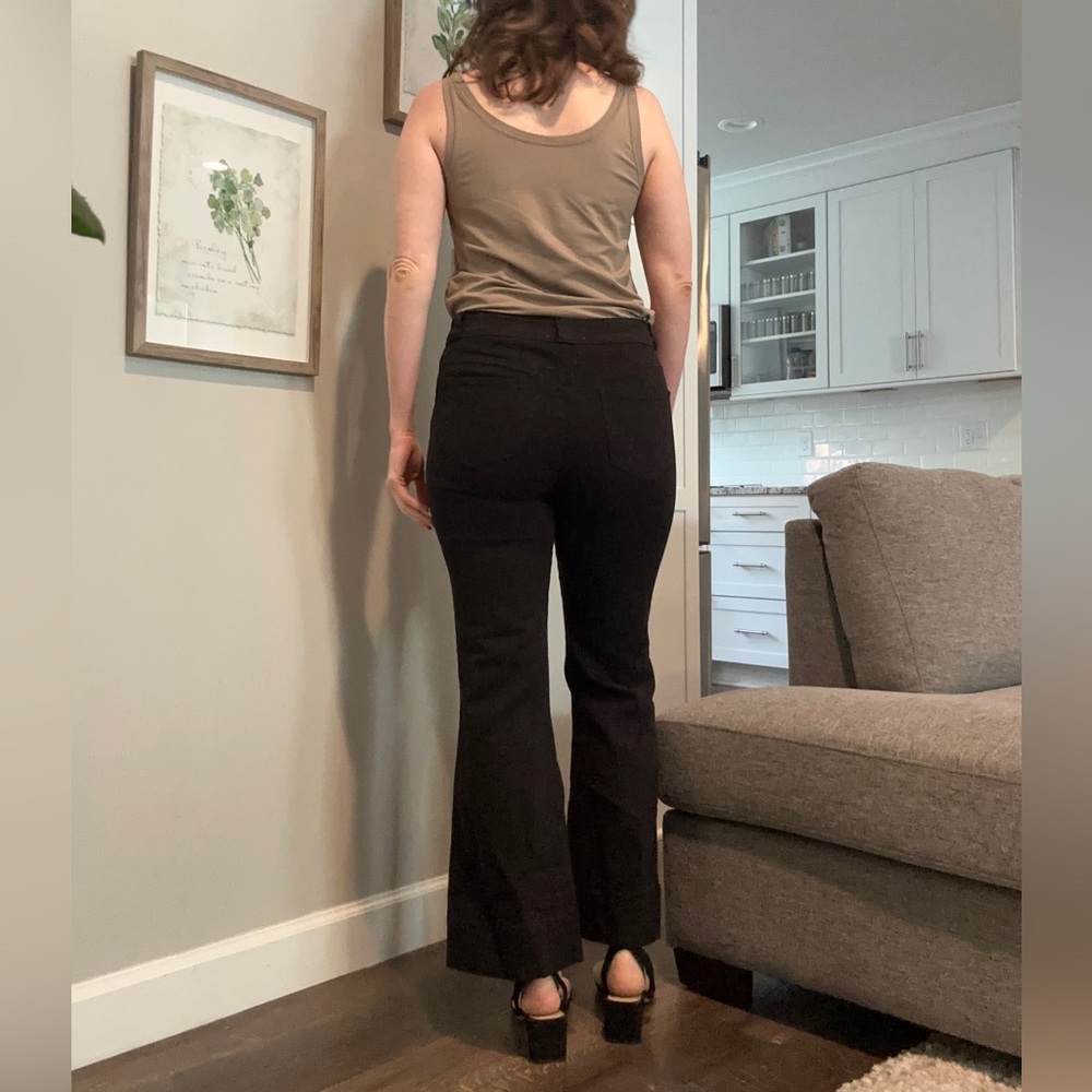Chelsea & Violet Black Mini Flare Jeans 29